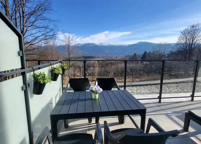 Apartment Villa6 Szklarska Poreba- Budynek Glowny -widok Na Gory-duze Tarasy Schreiberhau